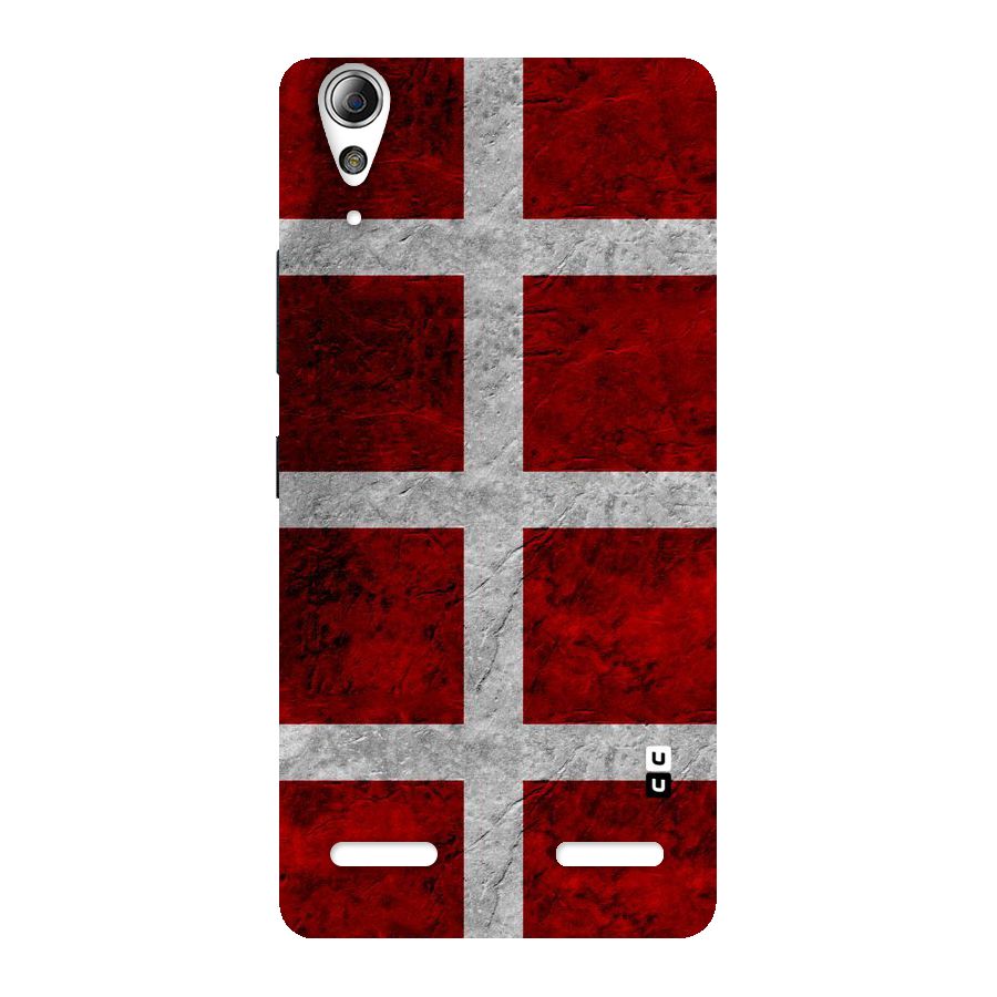 Silver Lines Back Case for Lenovo A6000 Plus
