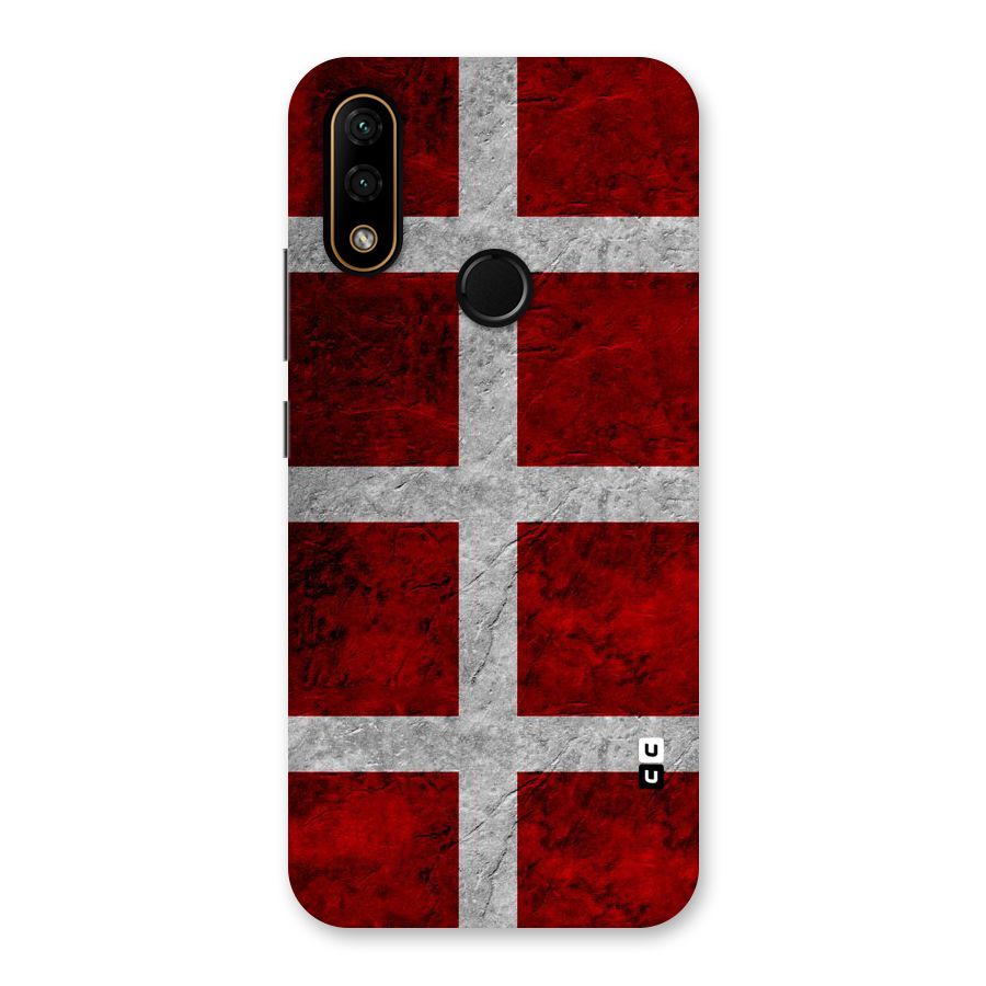 Silver Lines Back Case for Lenovo A6 Note