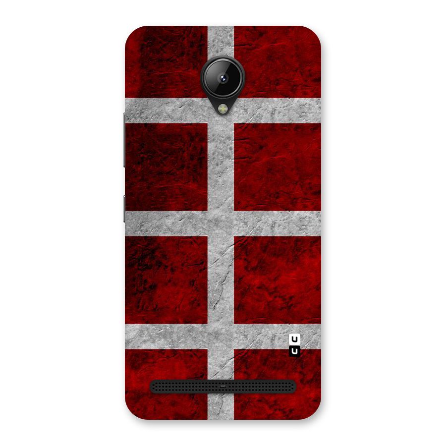Silver Lines Back Case for Lenovo C2
