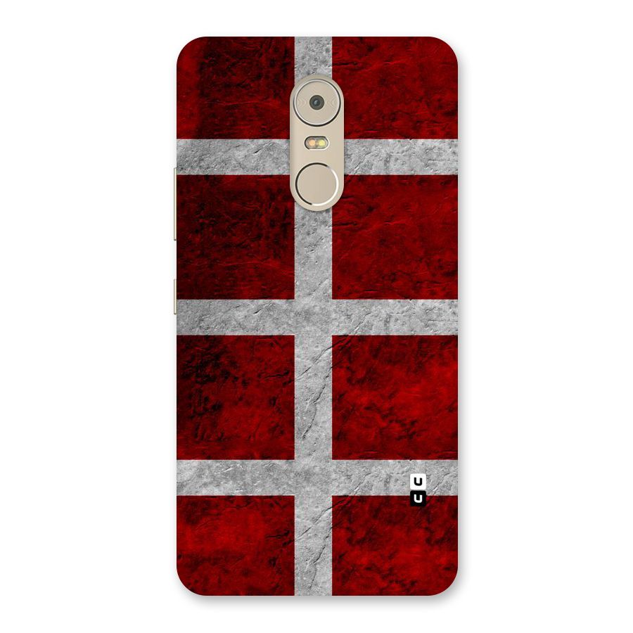 Silver Lines Back Case for Lenovo K6 Note