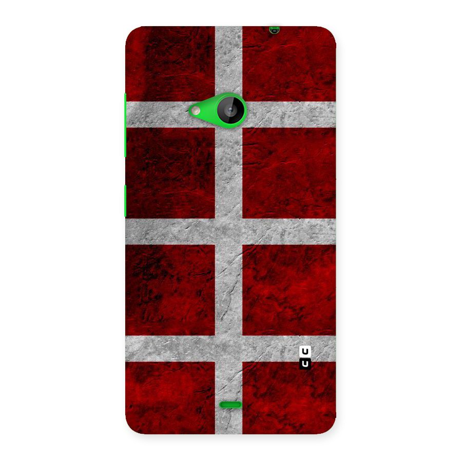 Silver Lines Back Case for Lumia 535