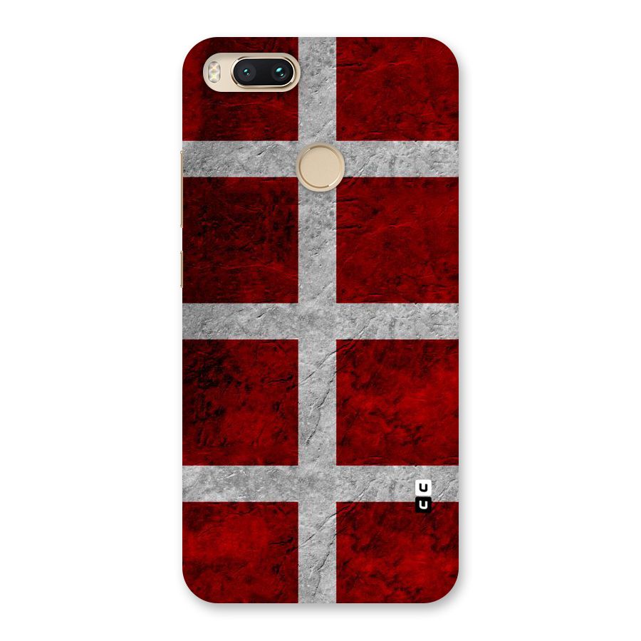 Silver Lines Back Case for Mi A1