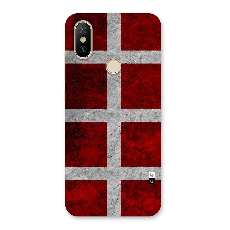 Silver Lines Back Case for Mi A2
