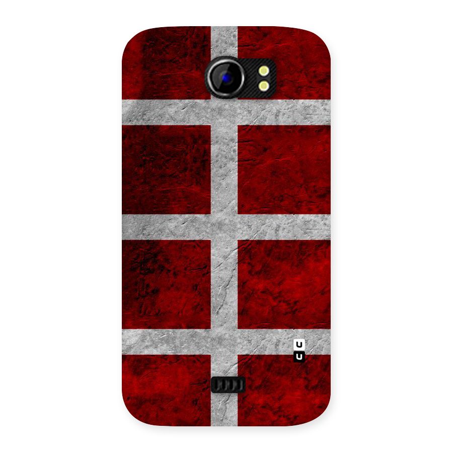 Silver Lines Back Case for Micromax Canvas 2 A110