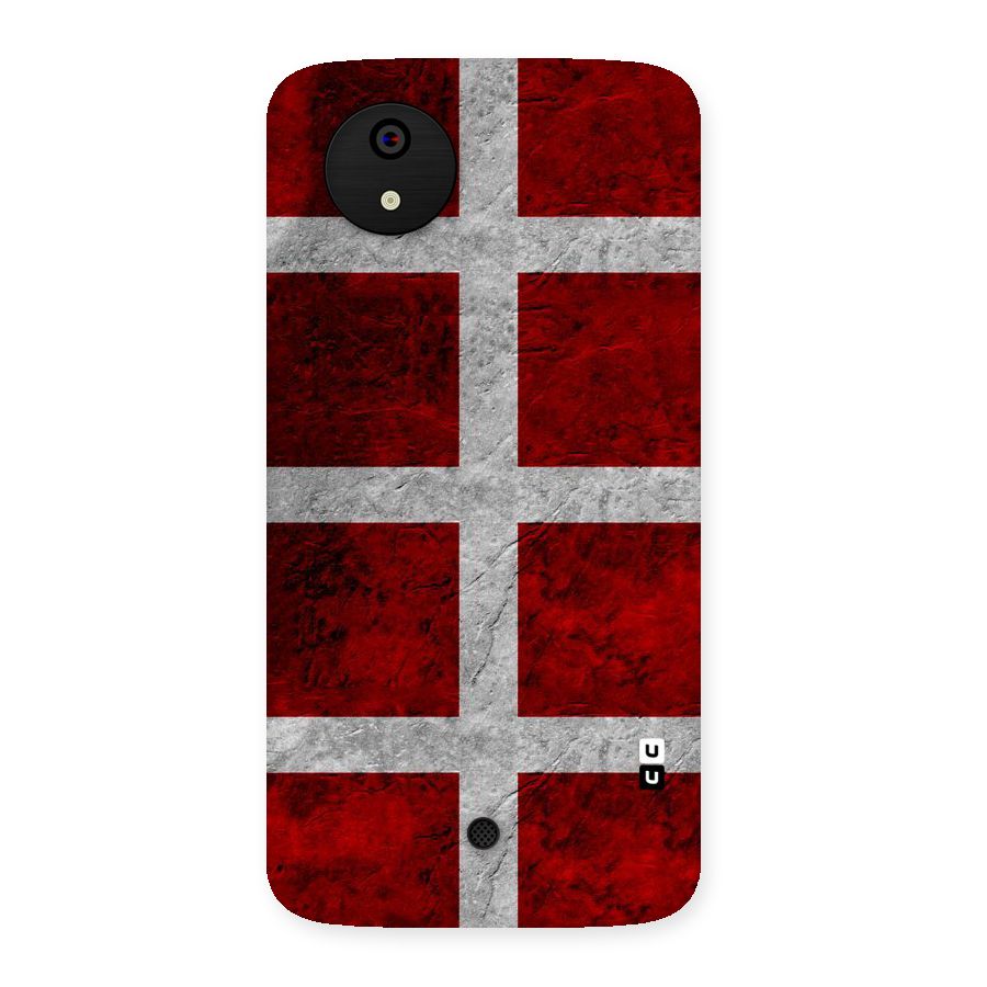Silver Lines Back Case for Micromax Canvas A1