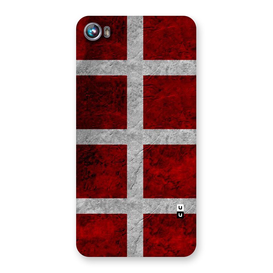 Silver Lines Back Case for Micromax Canvas Fire 4 A107