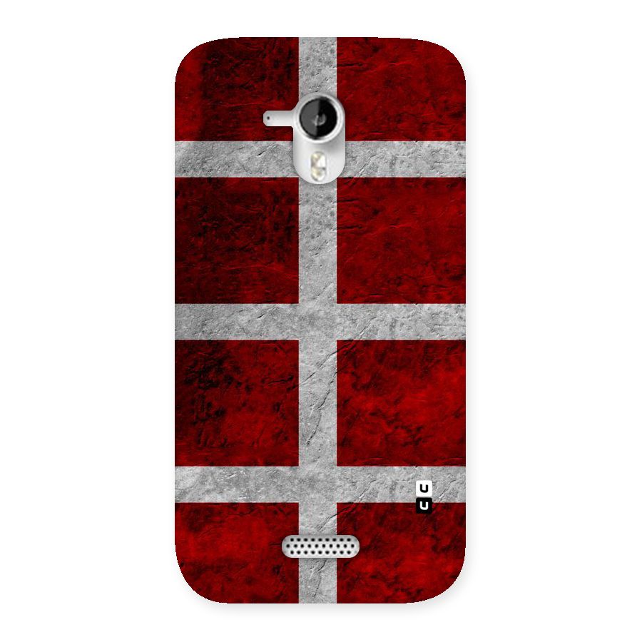 Silver Lines Back Case for Micromax Canvas HD A116