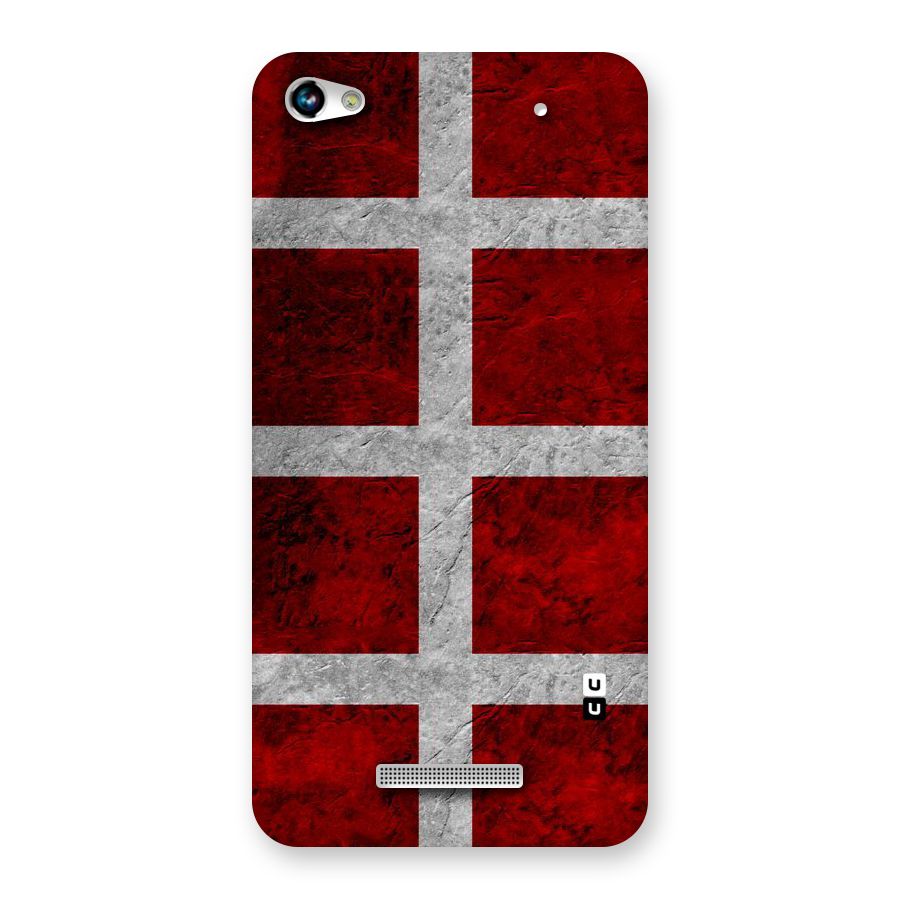 Silver Lines Back Case for Micromax Hue 2