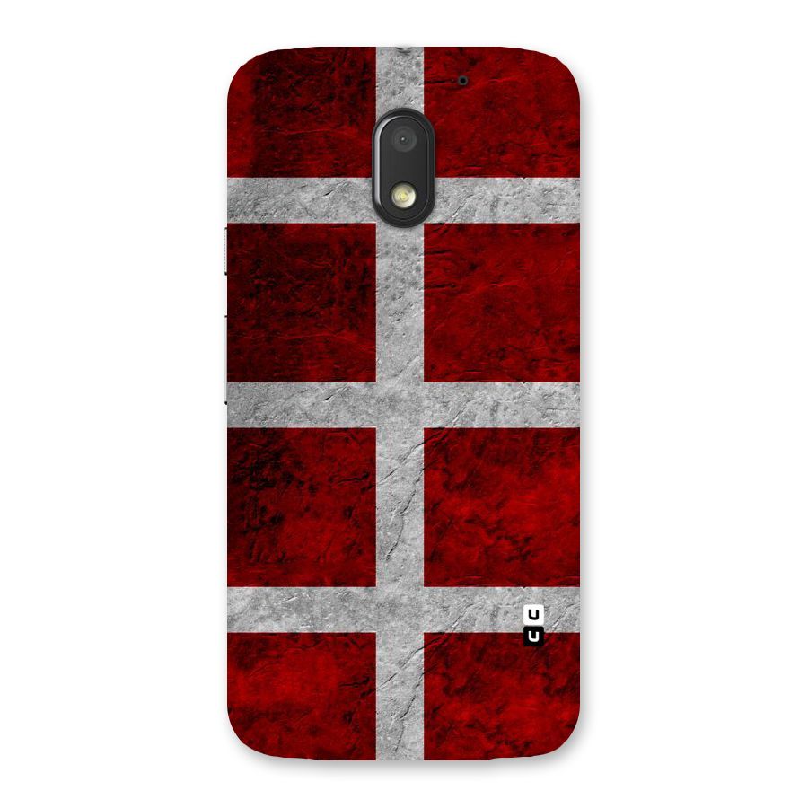Silver Lines Back Case for Moto E3 Power
