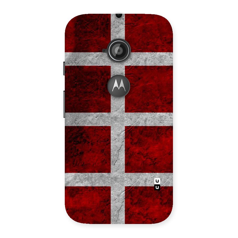 Silver Lines Back Case for Moto E 2nd Gen