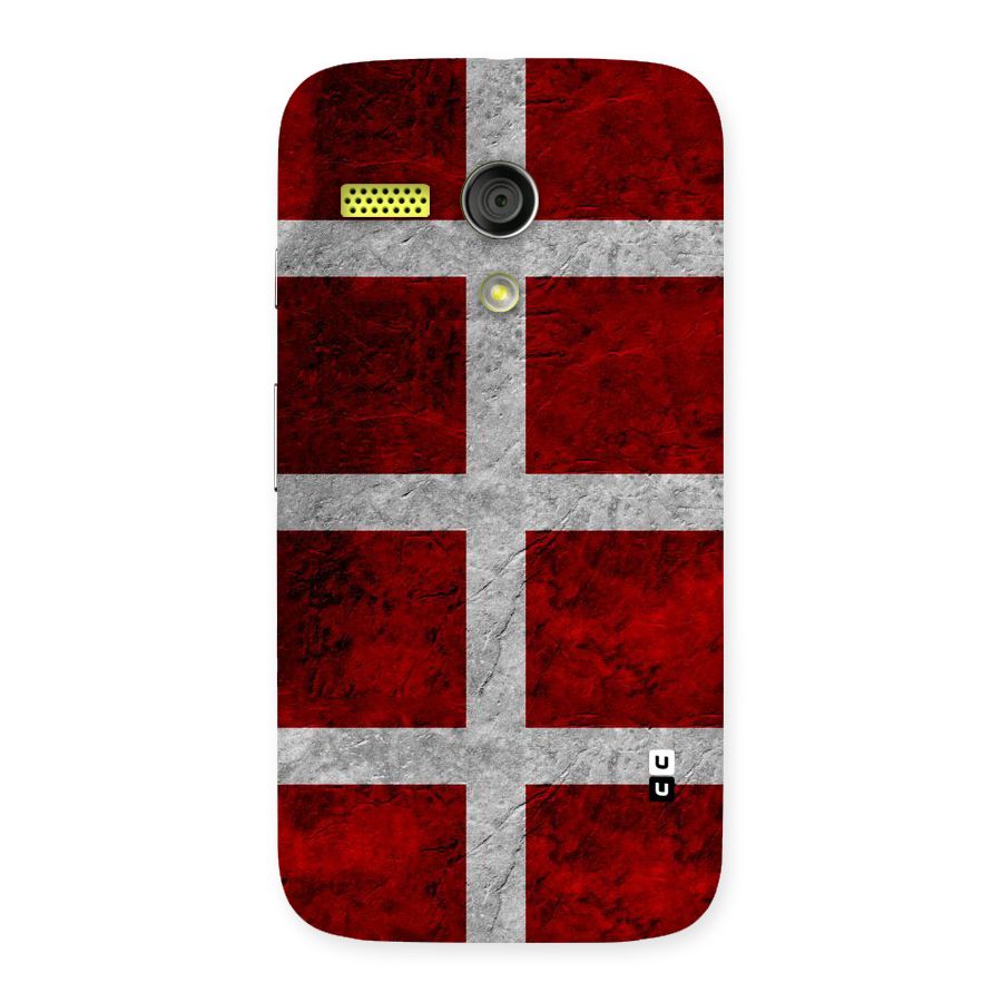 Silver Lines Back Case for Moto G