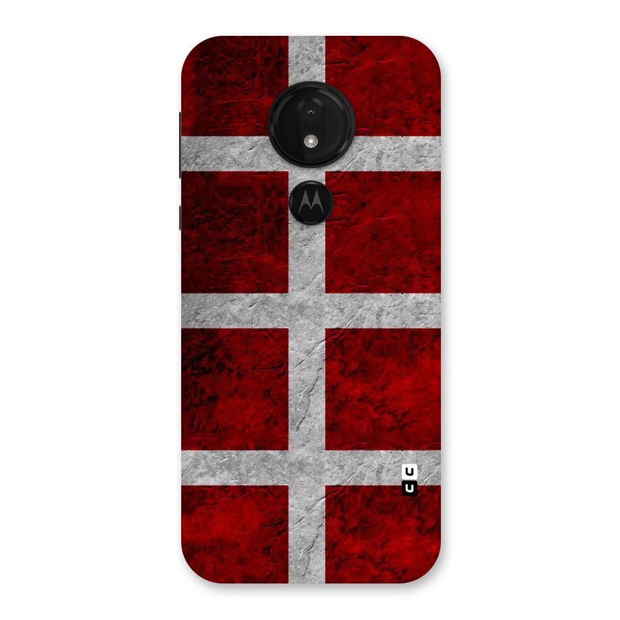 Silver Lines Back Case for Moto G7 Power