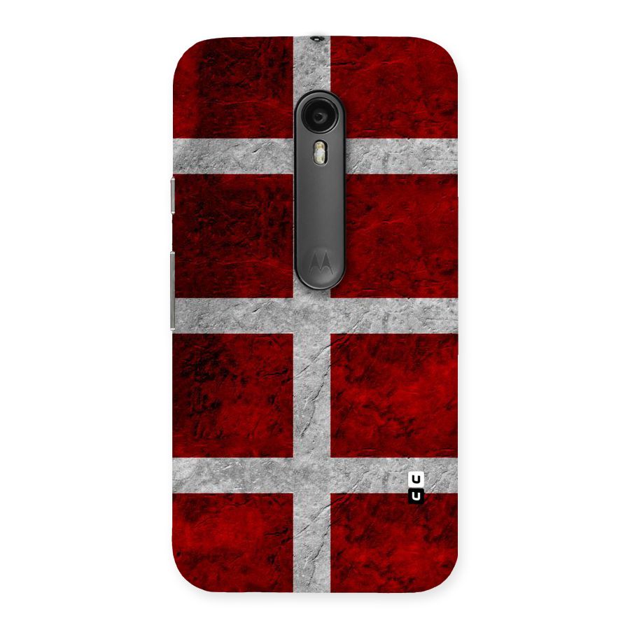 Silver Lines Back Case for Moto G Turbo