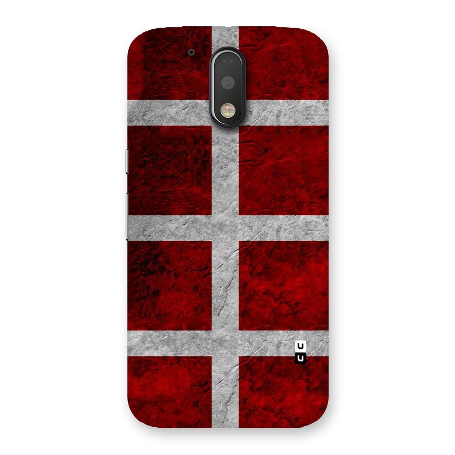 Silver Lines Back Case for Motorola Moto G4 Plus