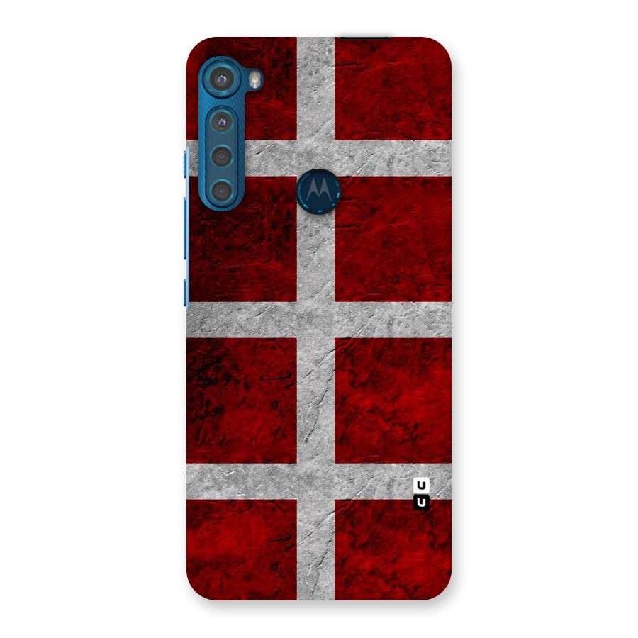Silver Lines Back Case for Motorola One Fusion Plus