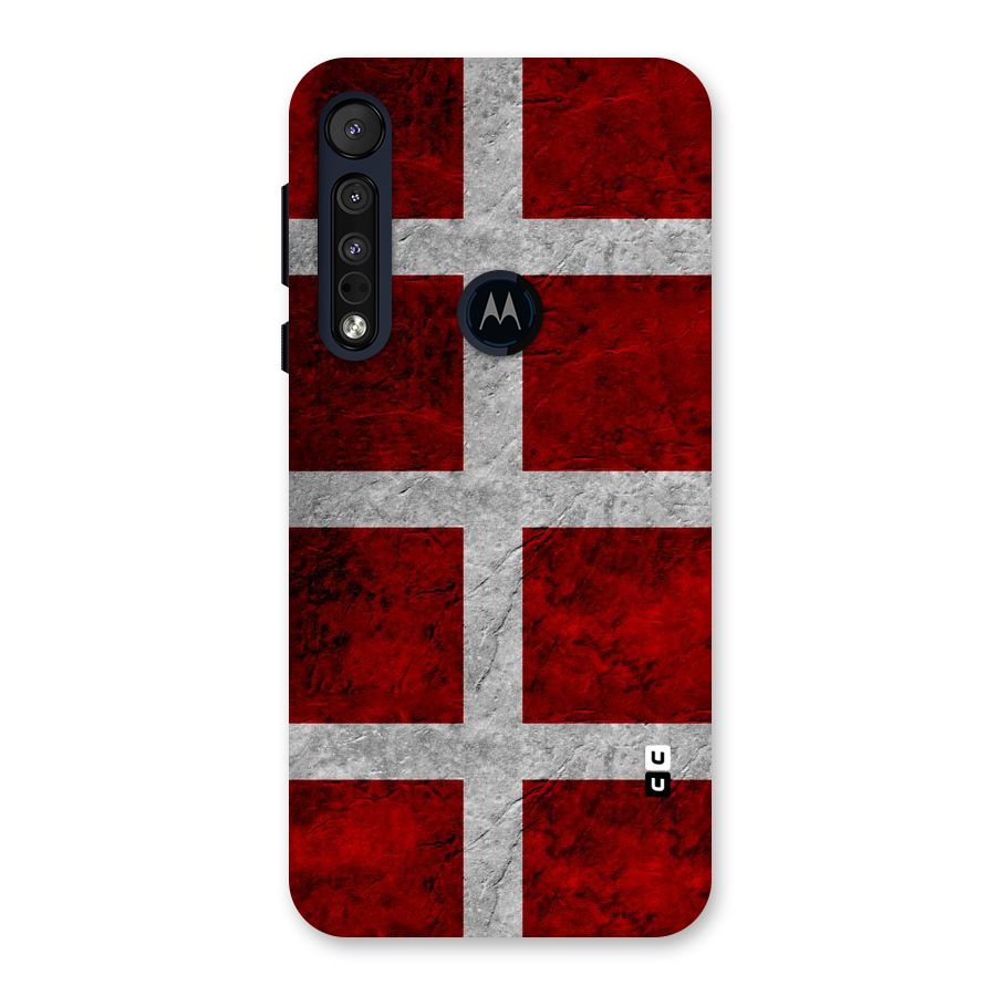Silver Lines Back Case for Motorola One Macro