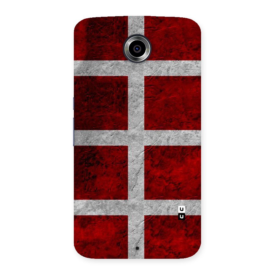 Silver Lines Back Case for Nexsus 6