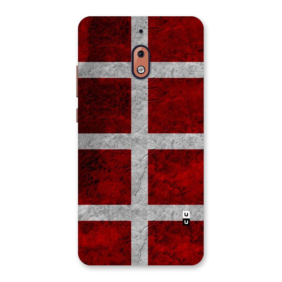 Silver Lines Back Case for Nokia 2.1