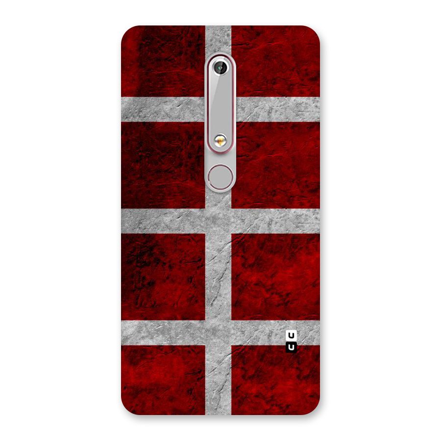 Silver Lines Back Case for Nokia 6.1