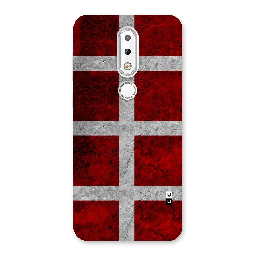 Silver Lines Back Case for Nokia 6.1 Plus