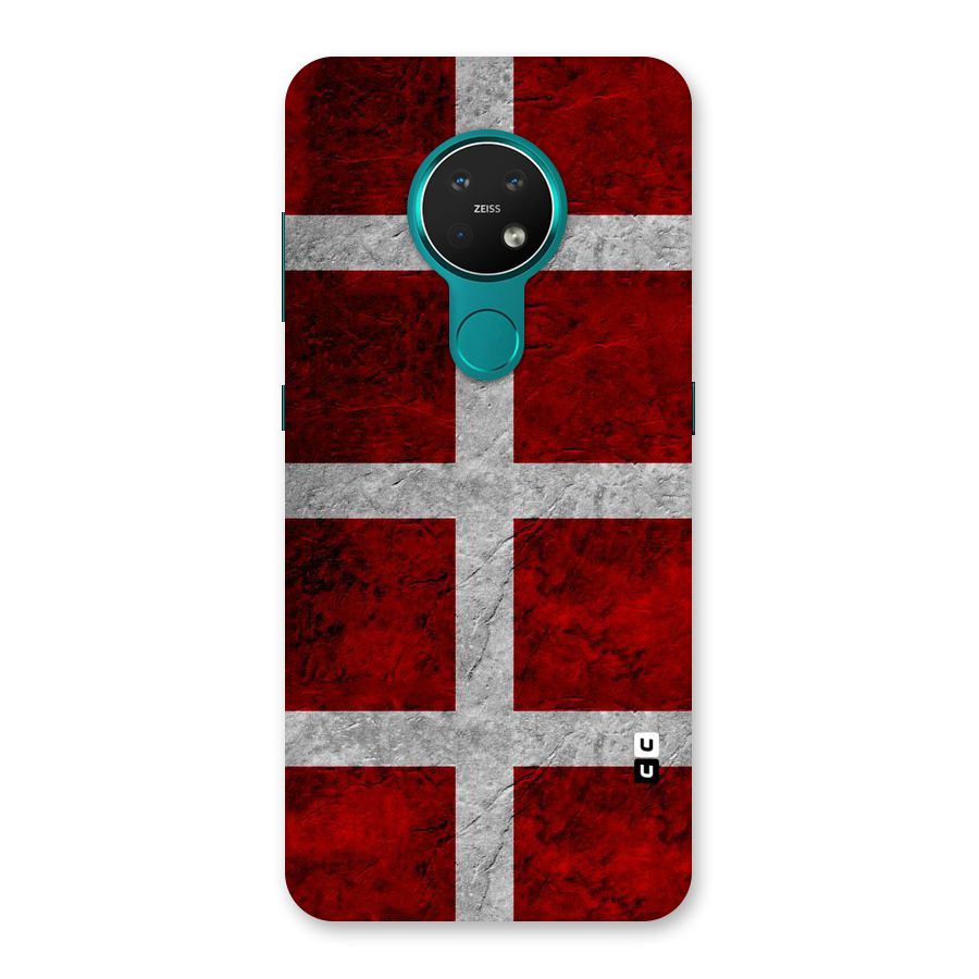 Silver Lines Back Case for Nokia 7.2