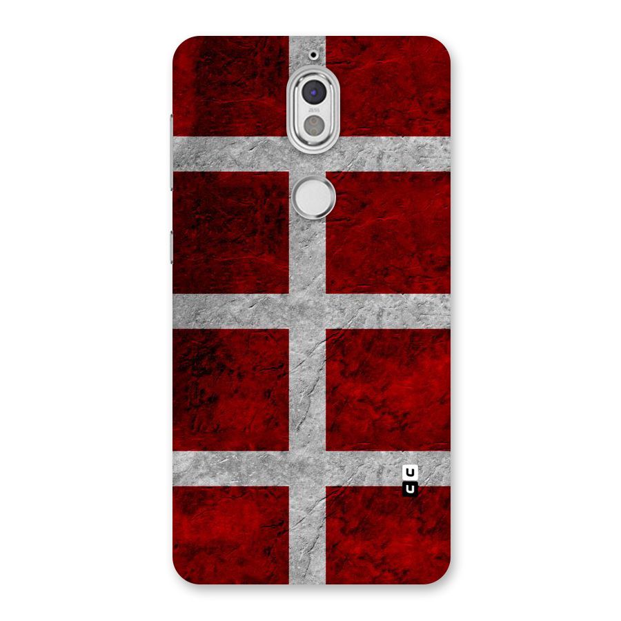 Silver Lines Back Case for Nokia 7
