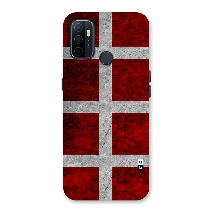 Silver Lines Back Case for Oppo A32