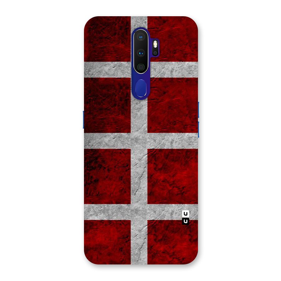 Silver Lines Back Case for Oppo A9 (2020)