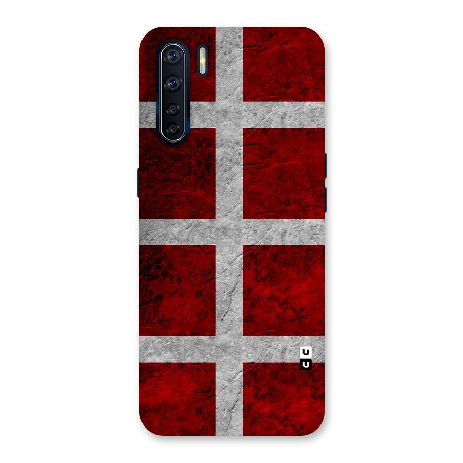 Silver Lines Back Case for Oppo F15