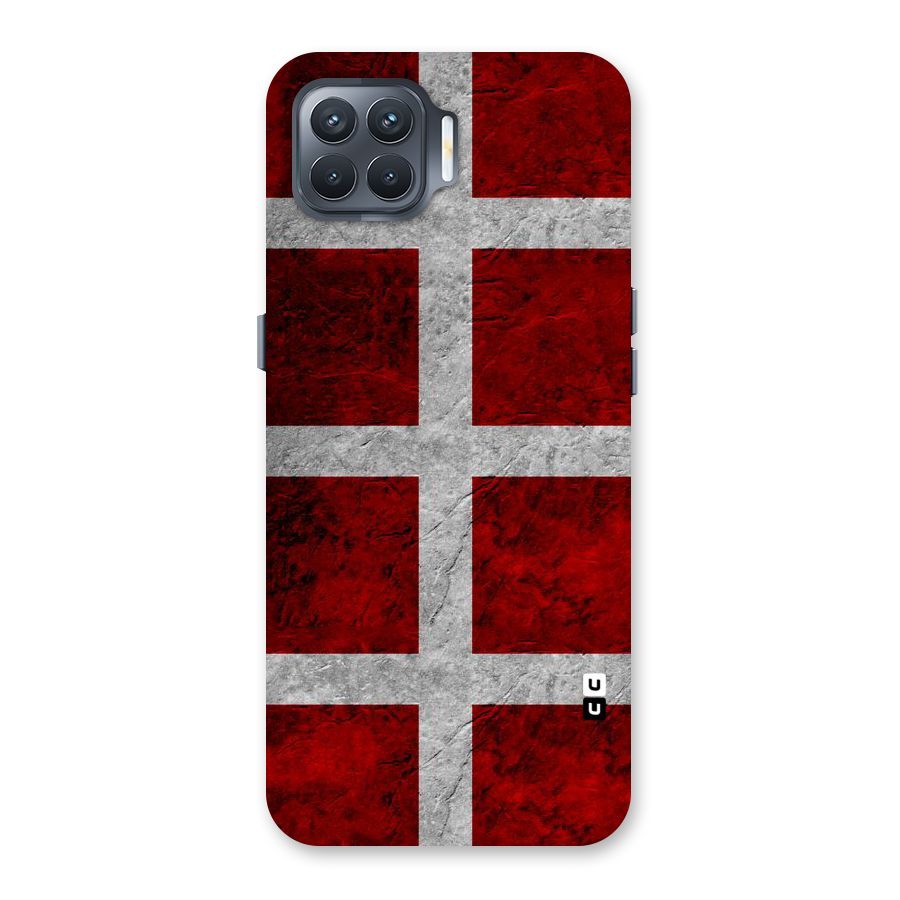 Silver Lines Back Case for Oppo F17 Pro