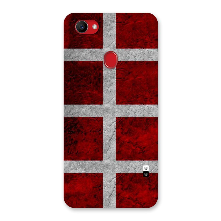 Silver Lines Back Case for Oppo F7