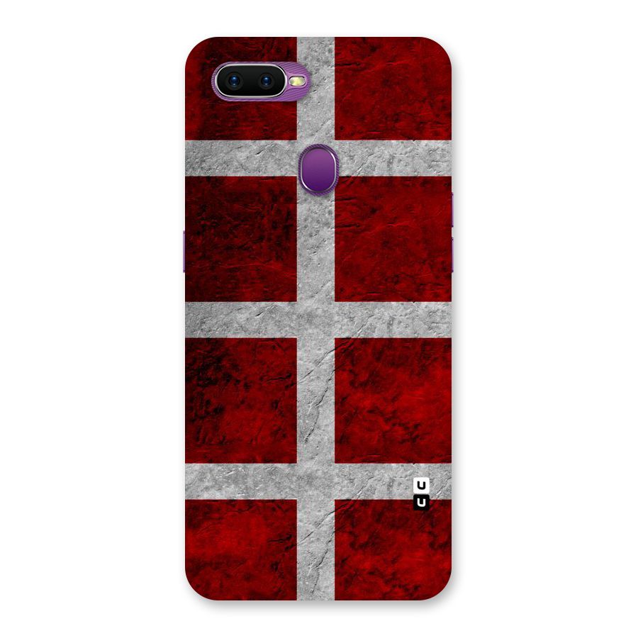 Silver Lines Back Case for Oppo F9