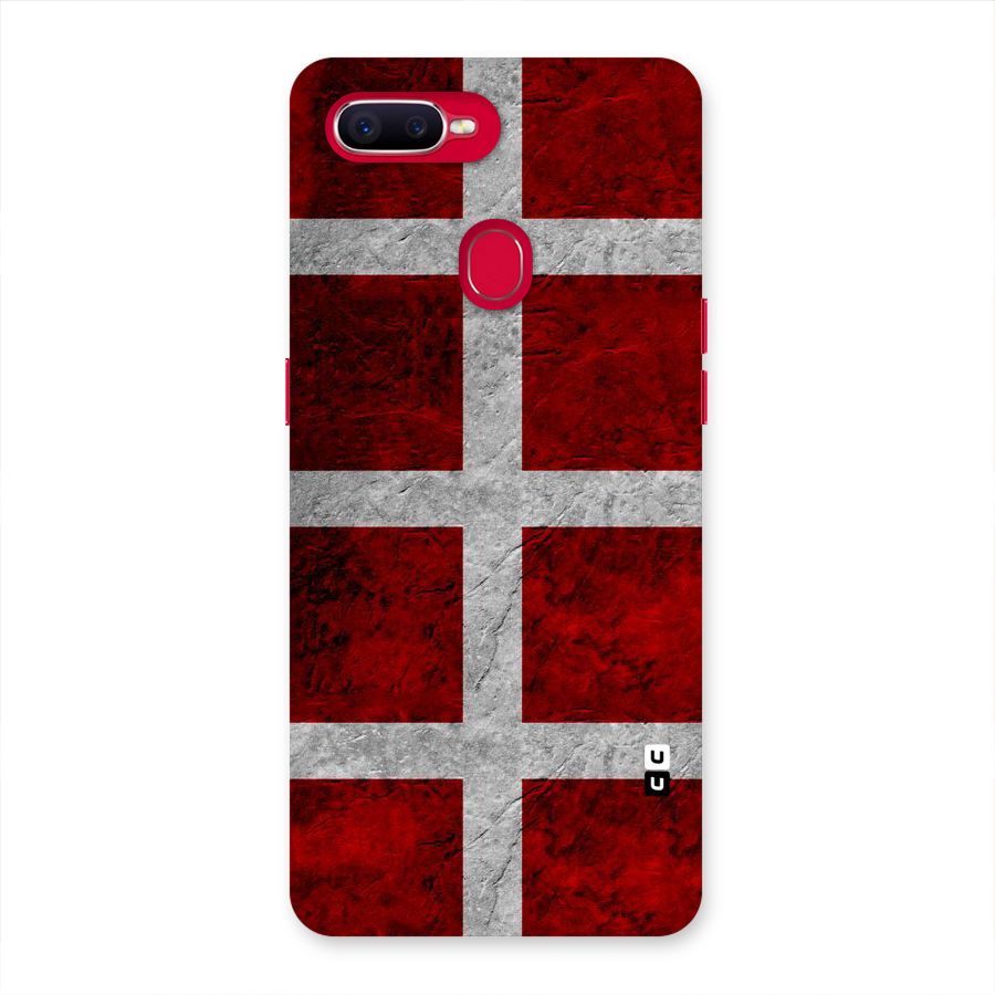 Silver Lines Back Case for Oppo F9 Pro
