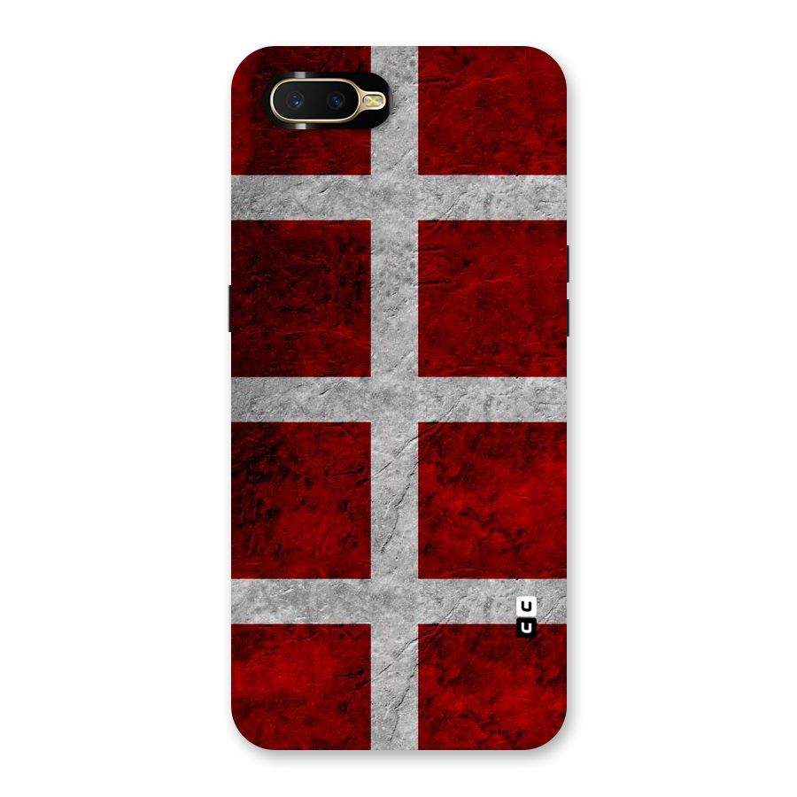 Silver Lines Back Case for Oppo K1