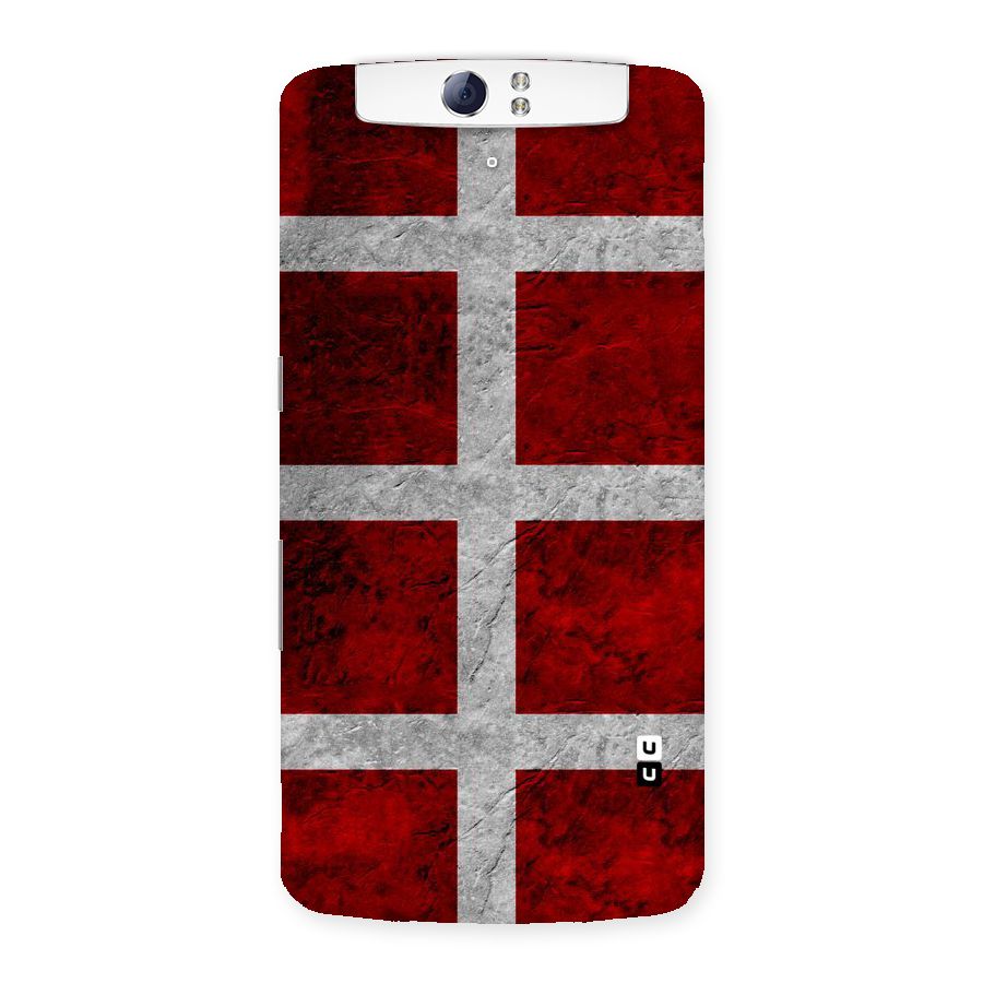 Silver Lines Back Case for Oppo N1