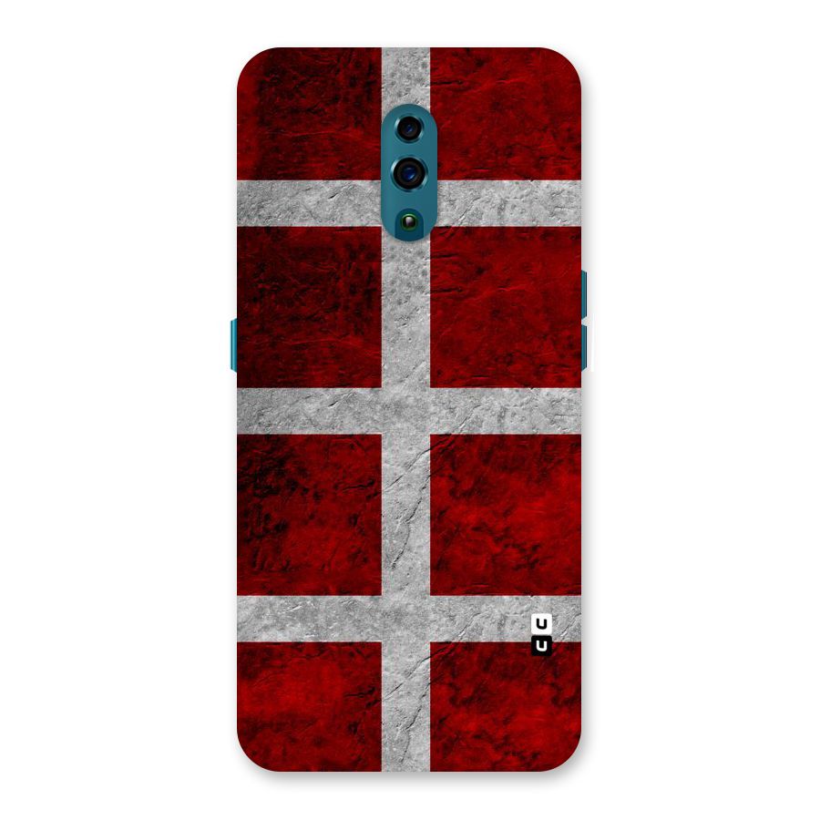Silver Lines Back Case for Oppo Reno