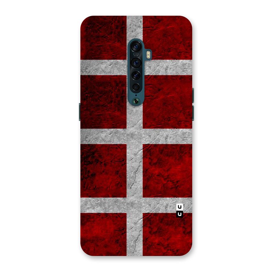 Silver Lines Back Case for Oppo Reno2