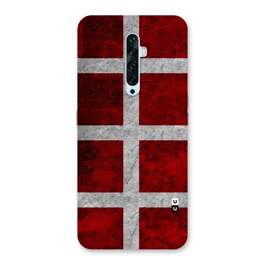 Silver Lines Back Case for Oppo Reno2 Z