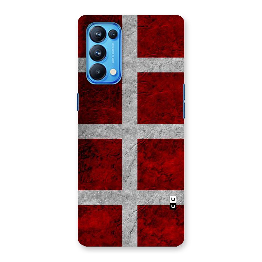 Silver Lines Back Case for Oppo Reno5 Pro 5G