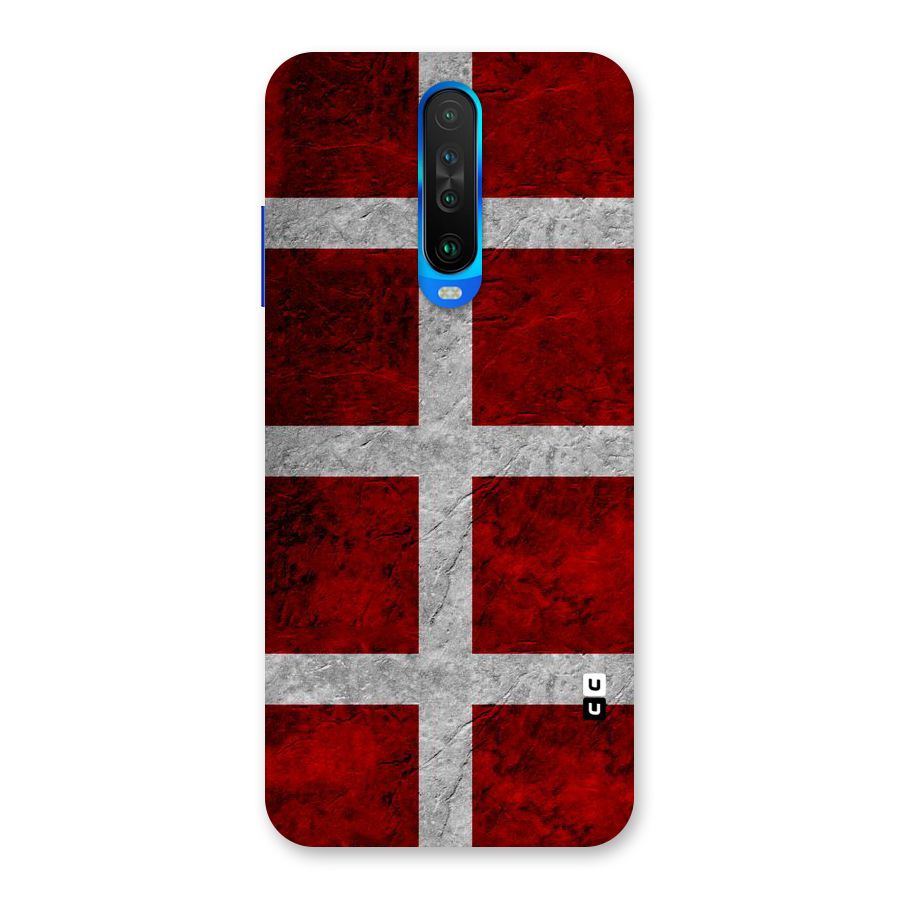 Silver Lines Back Case for Poco X2