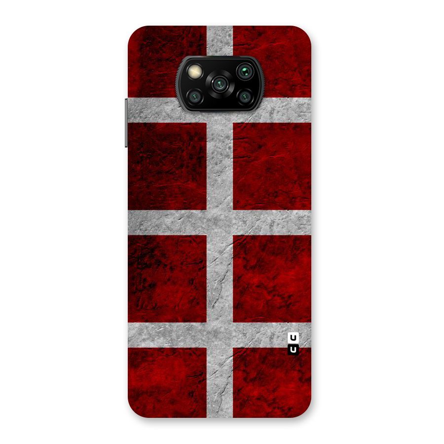 Silver Lines Back Case for Poco X3