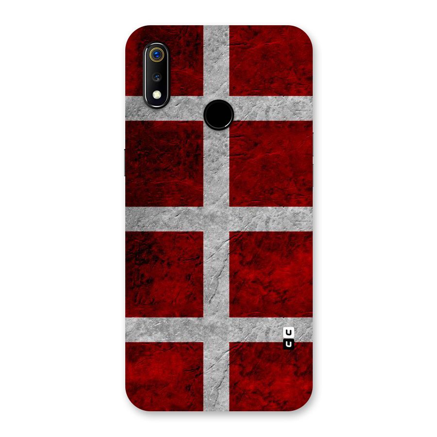Silver Lines Back Case for Realme 3