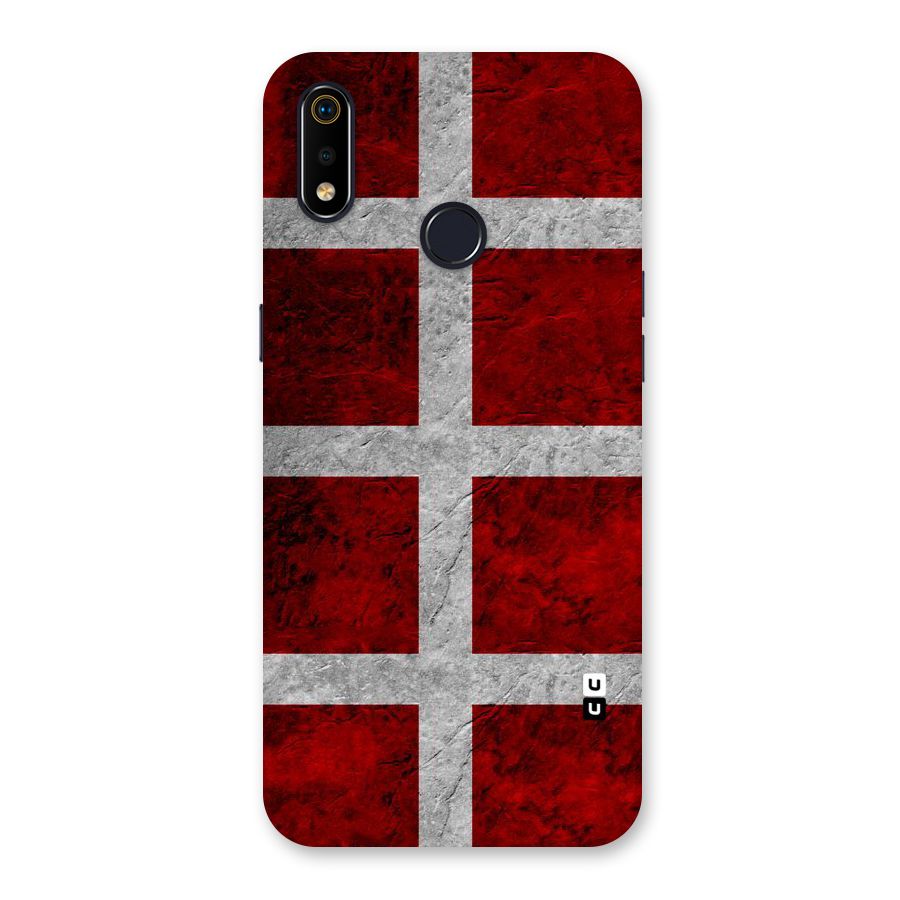 Silver Lines Back Case for Realme 3i