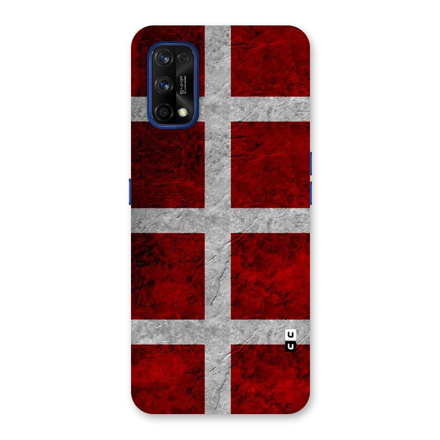 Silver Lines Back Case for Realme 7 Pro