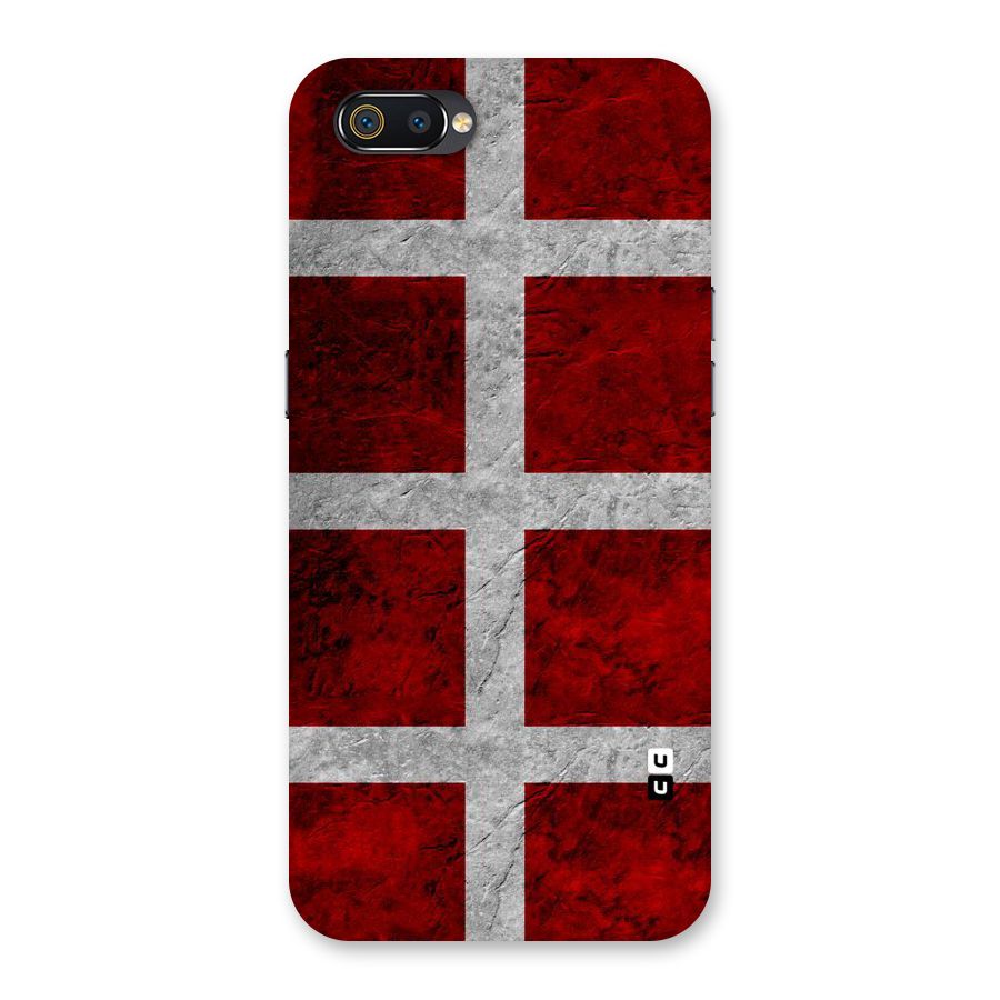Silver Lines Back Case for Realme C2
