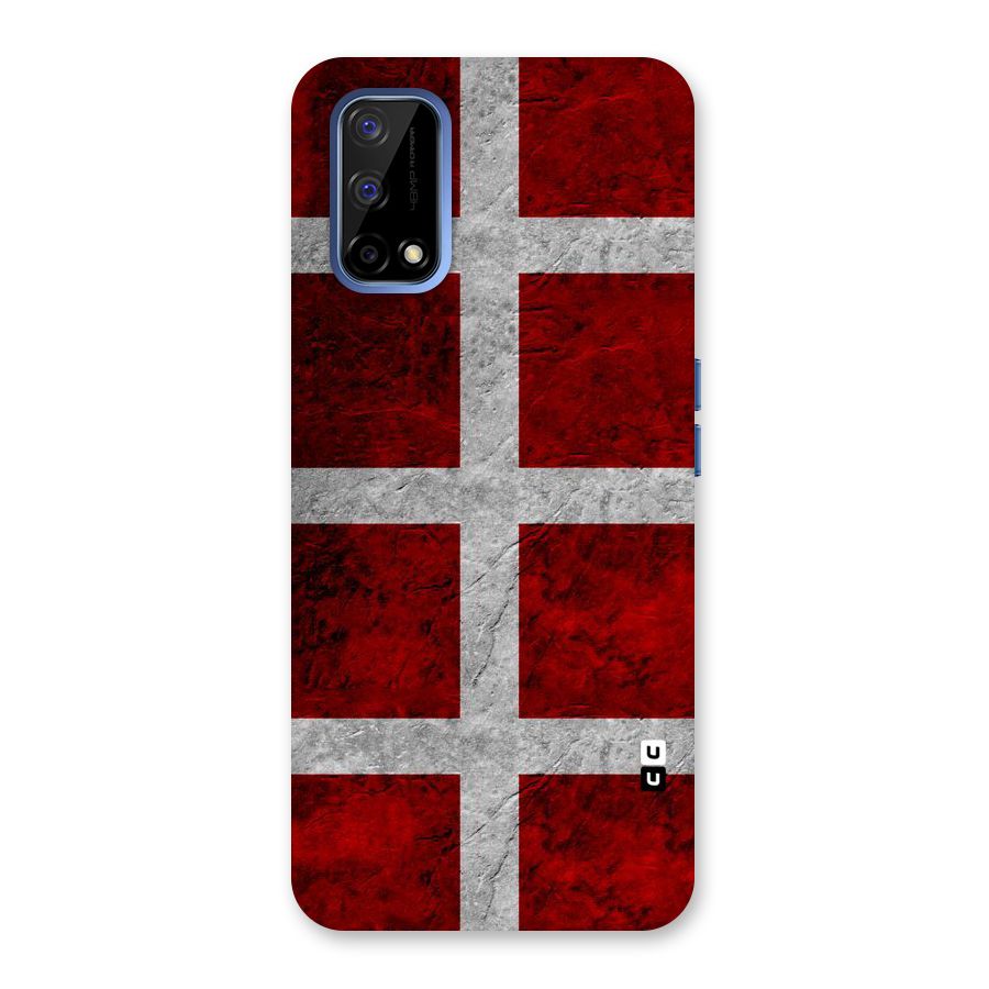 Silver Lines Back Case for Realme Narzo 30 Pro