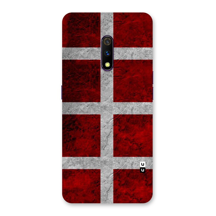 Silver Lines Back Case for Realme X