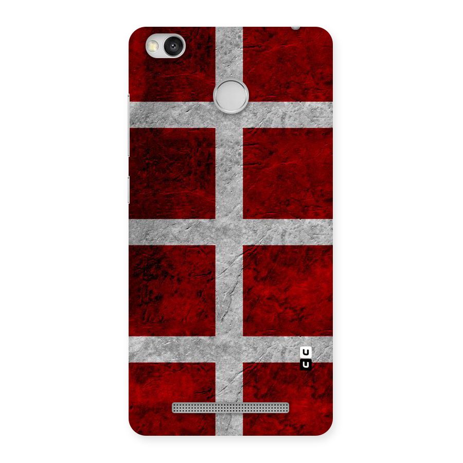 Silver Lines Back Case for Redmi 3S Prime