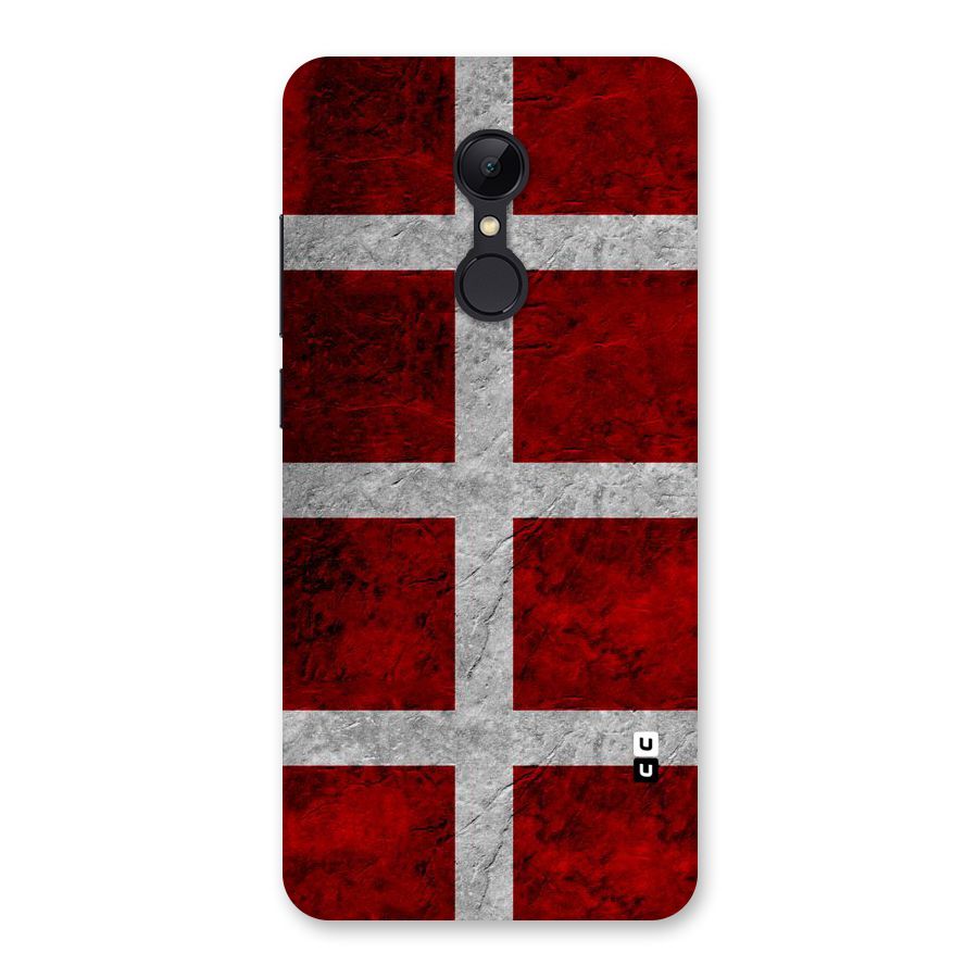 Silver Lines Back Case for Redmi 5