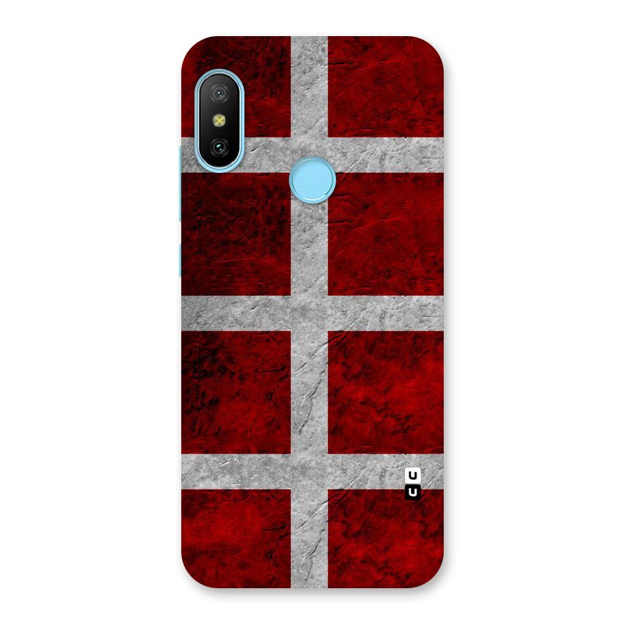 Silver Lines Back Case for Redmi 6 Pro